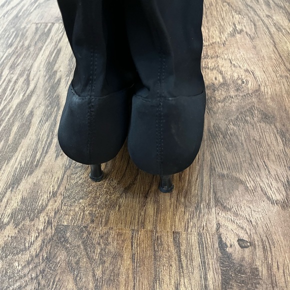 Cole Haan Black Heeled Boots Size 9.5 - Picture 14 of 15